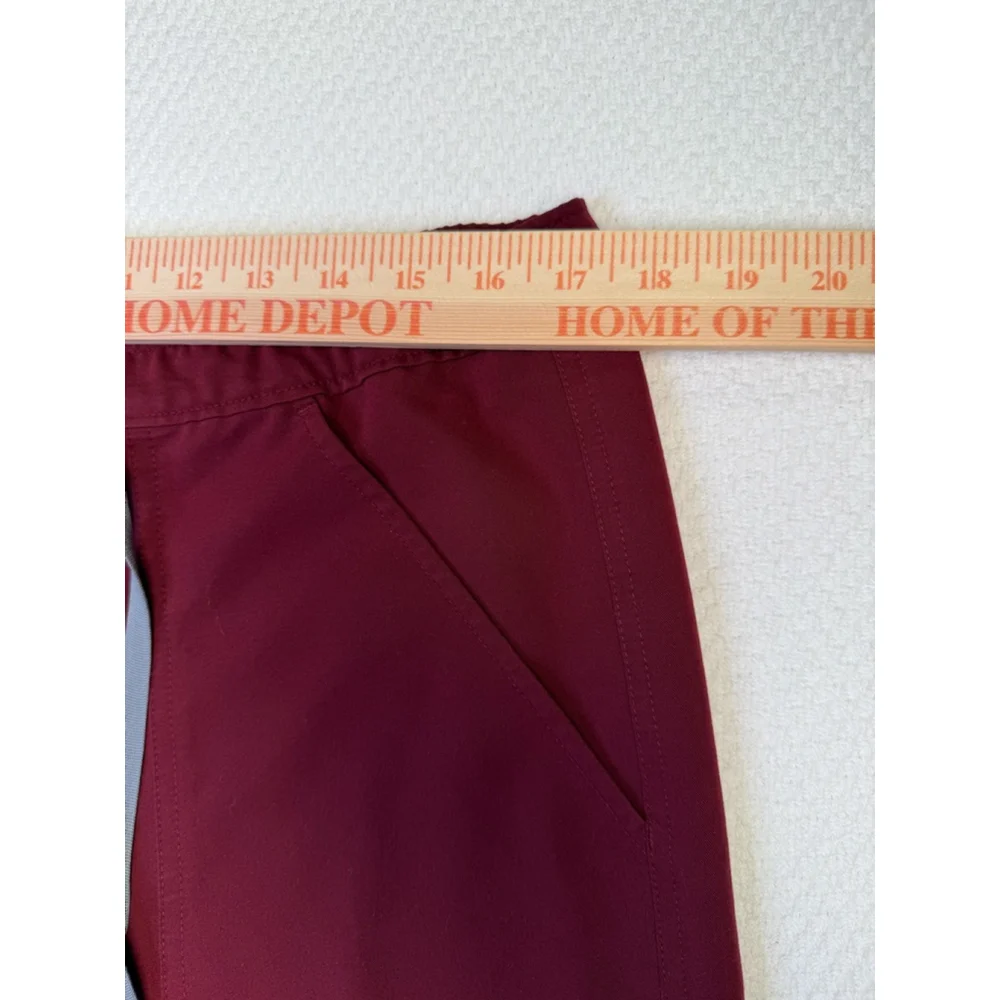 Men's FIGS L Maroon Grey Technical Cargo Scrub Pants